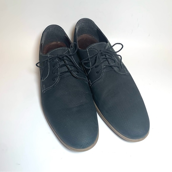 Jeffrey Tyler Men’s Jet Black Suede Oxford Lace-Up Shoes Size 13 EUC main image 10